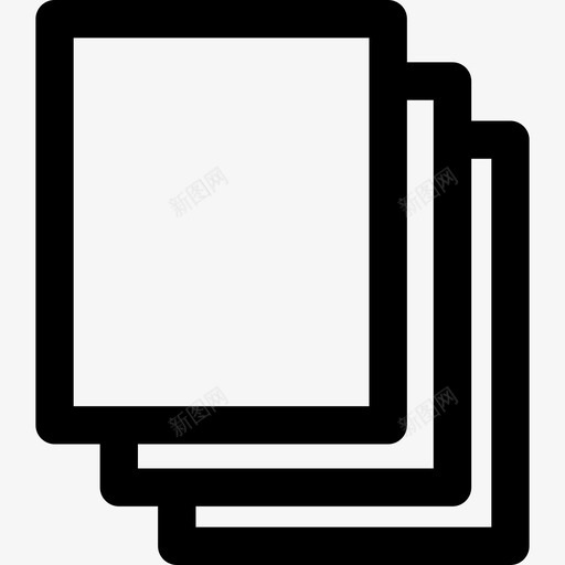 纸张艺术作品线性图标svg_新图网 https://ixintu.com 纸张 线性 艺术作品