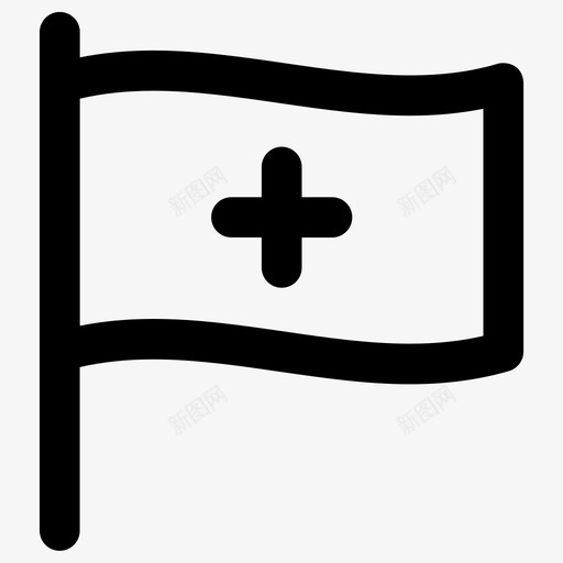 诊所加粗轮廓医疗元素2加粗圆形图标svg_新图网 https://ixintu.com 加粗圆形 加粗轮廓医疗元素2 诊所