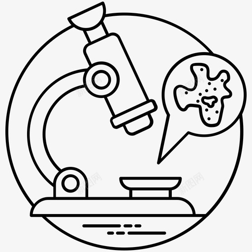 显微镜实验室设备实验室研究图标svg_新图网 https://ixintu.com 实验室 实验室研究 实验室设备 显微镜 科技线图标