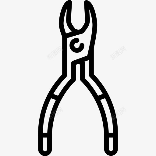 拔牙钳牙科工具和牙齿图标svg_新图网 https://ixintu.com 拔牙钳 牙科工具和牙齿
