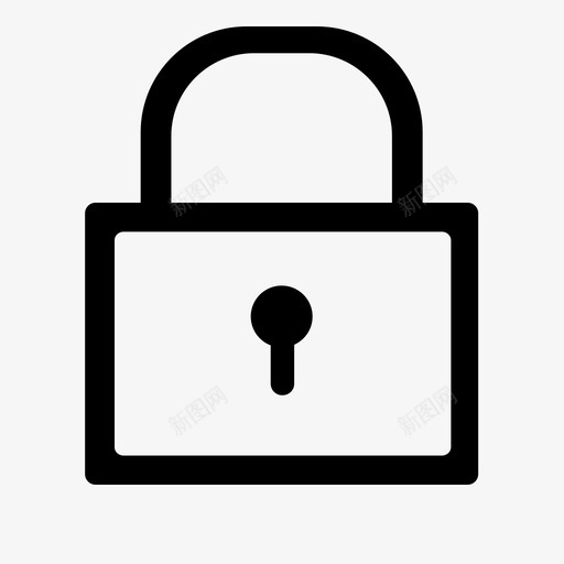 锁 空心svg_新图网 https://ixintu.com 锁 空心