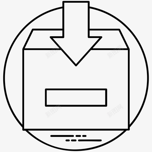 项目收件箱传入邮件邮箱图标svg_新图网 https://ixintu.com 业务和数据管理行图标 传入邮件 邮箱 项目收件箱 项目管理