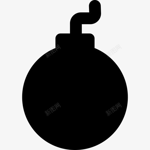 炸弹武器游戏填充物图标svg_新图网 https://ixintu.com 武器 游戏填充物 炸弹