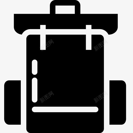 探险包背包户外图标svg_新图网 https://ixintu.com 度假 户外 探险包 旅行 旅行包 背包