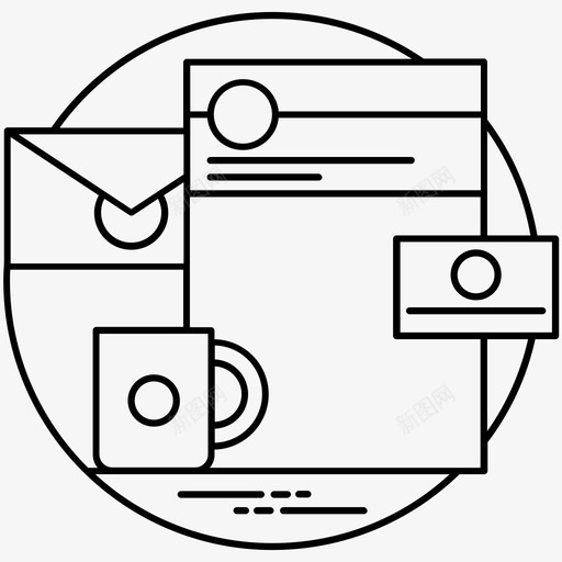 品牌品牌管理新产品图标svg_新图网 https://ixintu.com 产品管理 产品设计 品牌管理 品牌设计 新产品 设计开发线矢量图标