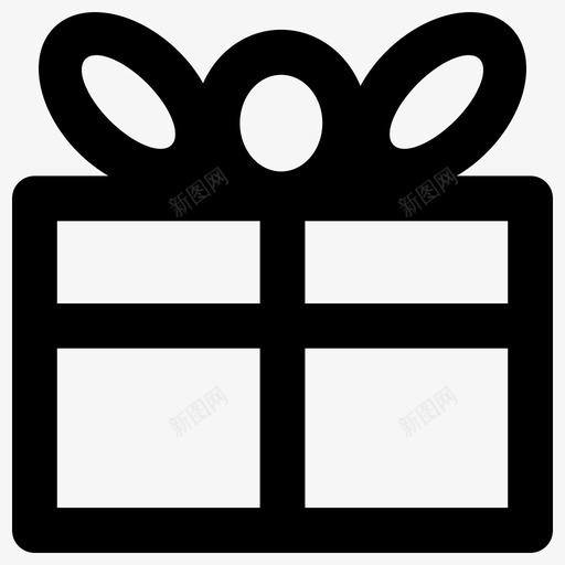 礼品醒目轮廓的购物元素醒目的圆形图标svg_新图网 https://ixintu.com 礼品 醒目的圆形 醒目轮廓的购物元素