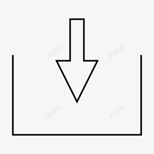下降降低图标svg_新图网 https://ixintu.com 下载 下降 保存 用户界面 网络 降低