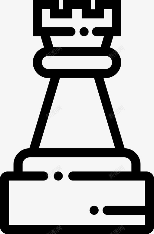 战略象棋游戏图标svg_新图网 https://ixintu.com 体育 商业 战略 游戏 象棋