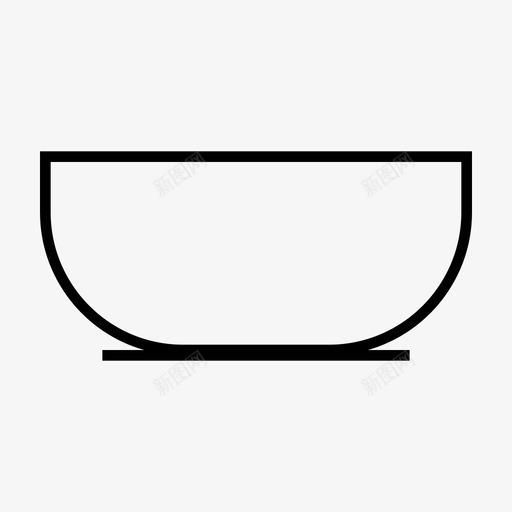 碗咖啡晚餐图标svg_新图网 https://ixintu.com 厨房 吃 咖啡 家用设备大胆 晚餐 碗