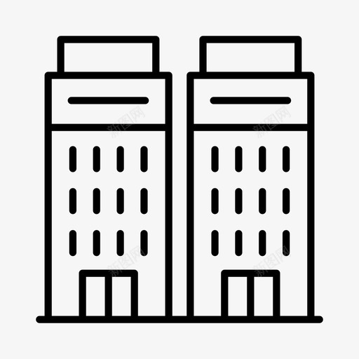 建筑物公共建筑塔楼图标svg_新图网 https://ixintu.com 公共建筑 城市 城镇 塔楼 建筑物