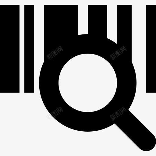 条形码商业填充工业元素图标svg_新图网 https://ixintu.com 商业 填充工业元素 条形码