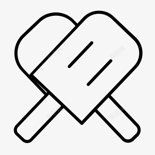 冰激凌冰淇淋冰棒图标svg_新图网 https://ixintu.com 冰棒 冰淇淋 冰激凌 夏日瘦身