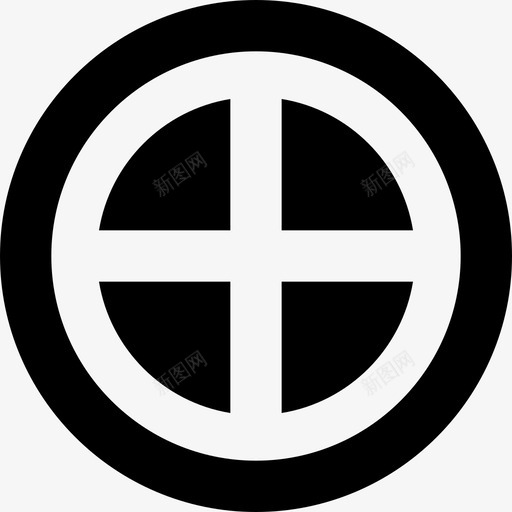 地球形状希腊符号图标svg_新图网 https://ixintu.com 地球 希腊符号 形状