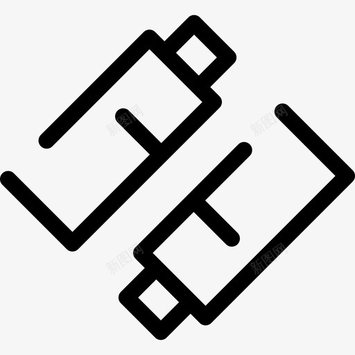 电池技术施工线工艺图标svg_新图网 https://ixintu.com 技术 施工线工艺 电池