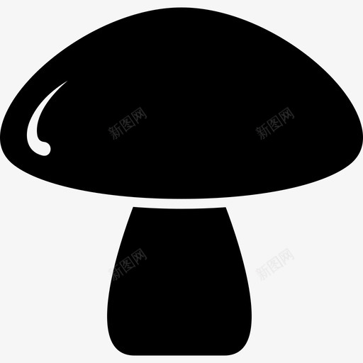 蘑菇食物秋天的季节图标svg_新图网 https://ixintu.com 秋天的季节 蘑菇 食物