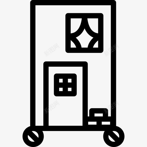 房子建筑物灯光摄像机动作图标svg_新图网 https://ixintu.com 建筑物 房子 灯光摄像机动作