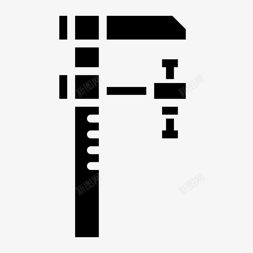 夹具压力机工具图标svg_新图网 https://ixintu.com 压力机 夹具 工具 建筑工具