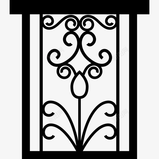 窗户建筑物窗户和阳台图标svg_新图网 https://ixintu.com 建筑物 窗户 窗户和阳台
