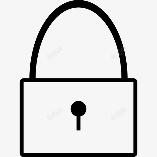 lock锁定svg_新图网 https://ixintu.com lock锁定 线性