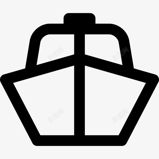 船运输车辆线直线图标svg_新图网 https://ixintu.com 直线 船 运输车辆线