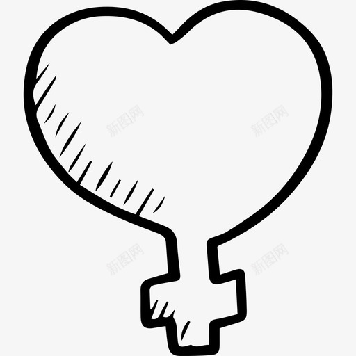 女性其他手绘的爱情元素图标svg_新图网 https://ixintu.com 其他 女性 手绘的爱情元素