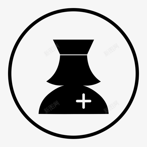 护士医生女医生图标svg_新图网 https://ixintu.com 医生 医院工作人员 女医生 姐姐 护士