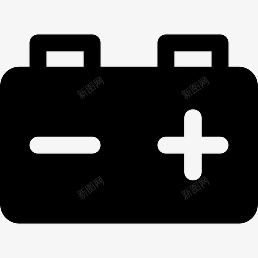 电池形状汽车仪表板图标svg_新图网 https://ixintu.com 形状 汽车仪表板 电池