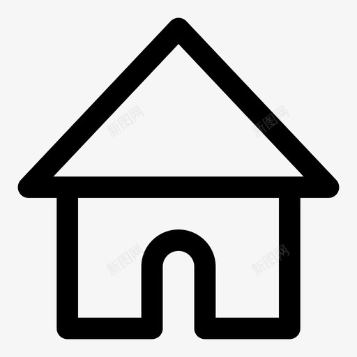 首页背面建筑图标svg_新图网 https://ixintu.com 主 建筑 房子 缩放搜索首页贝尔美元用户界面 背面 首页