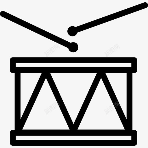 鼓声音乐灯光镜头动作图标svg_新图网 https://ixintu.com 灯光镜头动作 音乐 鼓声