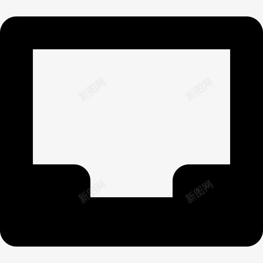 空收件箱web和应用程序界面图标svg_新图网 https://ixintu.com web和应用程序界面 空收件箱