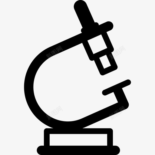 显微镜最小学校线性图标svg_新图网 https://ixintu.com 显微镜 最小学校 线性