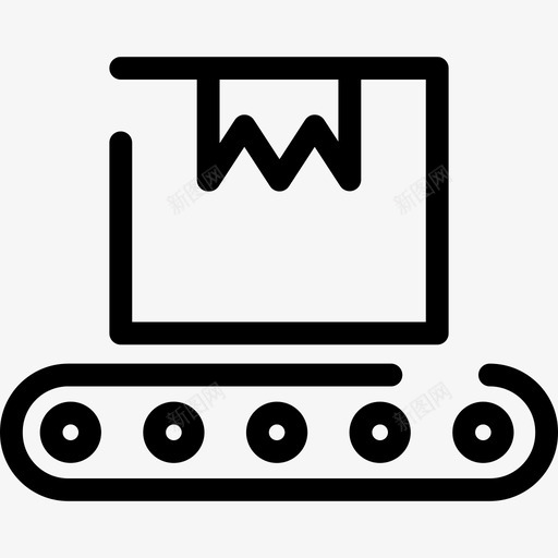 输送机物流配送说明图标svg_新图网 https://ixintu.com 物流配送说明 输送机