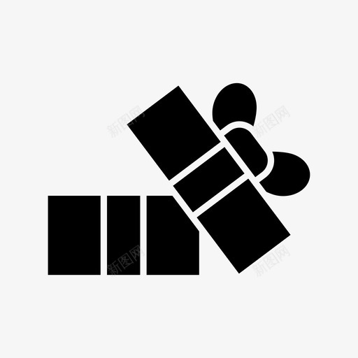 打开礼物盒子图标svg_新图网 https://ixintu.com 图标 打开礼物 盒子 通用 通用图标