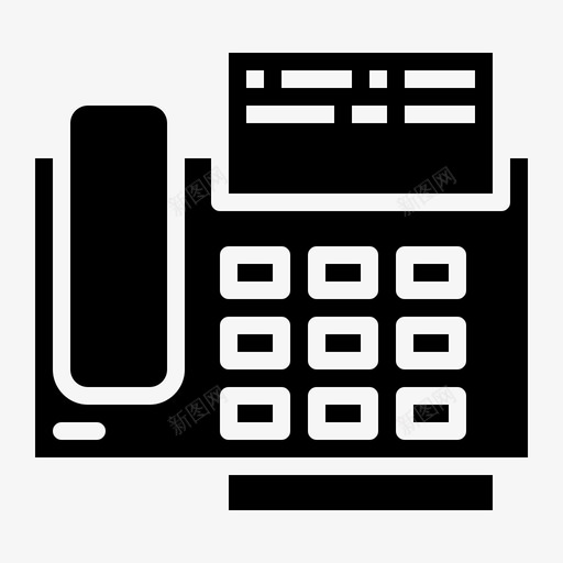 传真电话旅社图标svg_新图网 https://ixintu.com 传真 旅社 电话