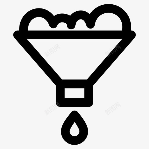过滤器漏斗优化图标svg_新图网 https://ixintu.com 优化 基本图标所有尺寸 工具 漏斗 过滤器 隧道