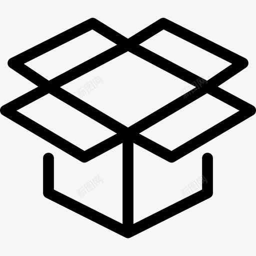 开箱物流配送说明图标svg_新图网 https://ixintu.com 开箱 物流配送说明