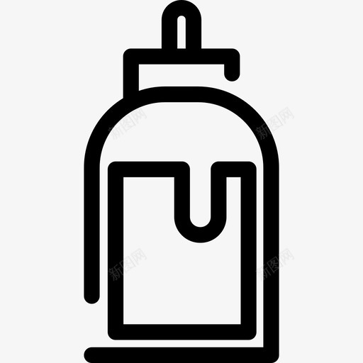 胶水施工线工艺图标svg_新图网 https://ixintu.com 施工线工艺 胶水