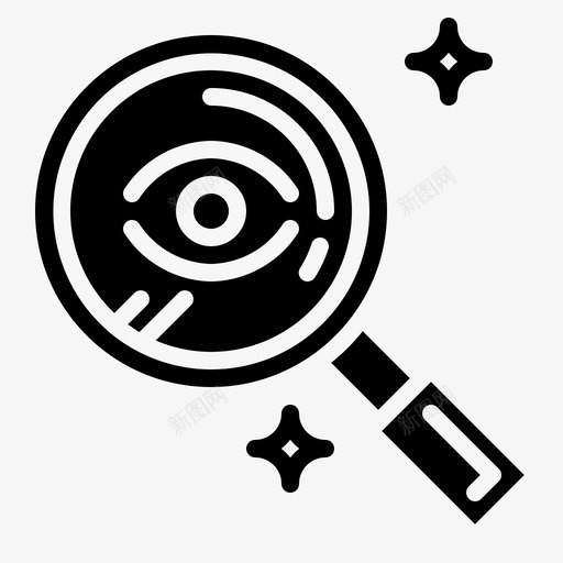 放大侦探搜索图标svg_新图网 https://ixintu.com 侦探 固体侦探 搜索 放大 缩放