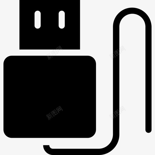 Usb电子元件填充图标svg_新图网 https://ixintu.com Usb 填充 电子元件 电子元件图