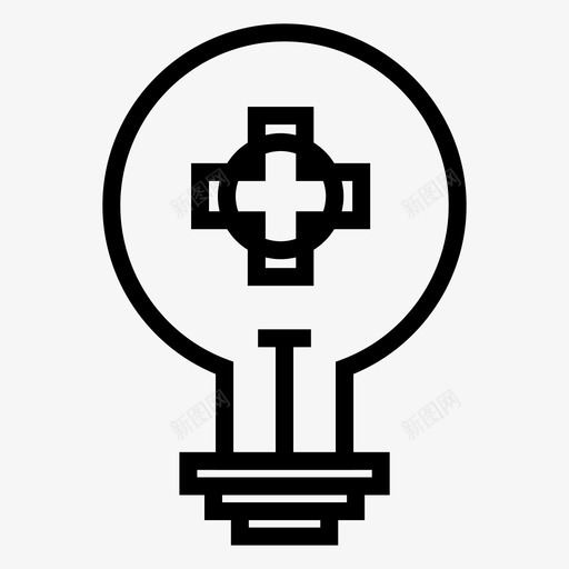电力工业灯具图标svg_新图网 https://ixintu.com 制造 工业 灯具 生产 电力