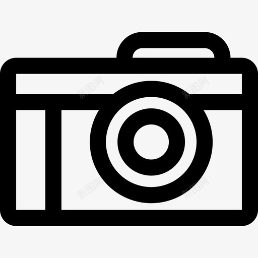 照相摄像机商业图标系列svg_新图网 https://ixintu.com 商业图标系列 摄像机 照相 线性