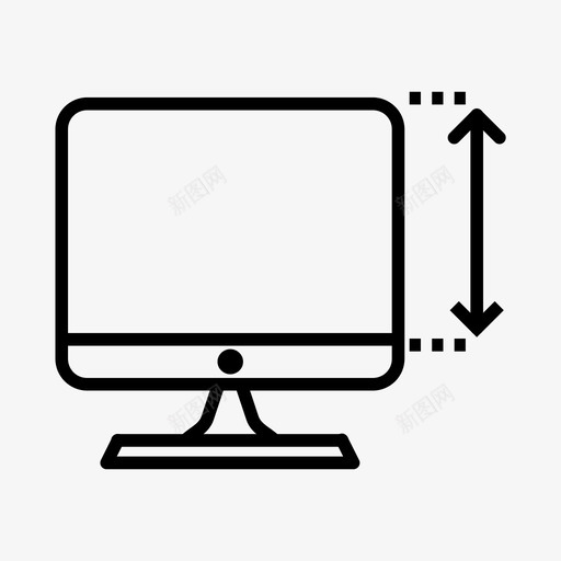屏幕高度显示分辨率屏幕分辨率图标svg_新图网 https://ixintu.com 屏幕分辨率 屏幕大小 屏幕高度 显示分辨率 设计和响应设计