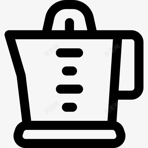榨汁机家用电器系列线性图标svg_新图网 https://ixintu.com 家用电器系列 榨汁机 线性