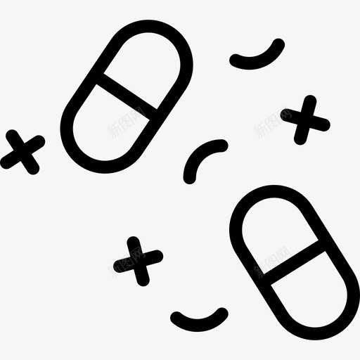 医学科学2线性图标svg_新图网 https://ixintu.com 医学 科学2 线性