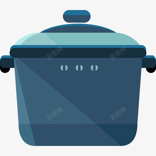 锅家用电器3扁平图标svg_新图网 https://ixintu.com 家用电器3 扁平 锅