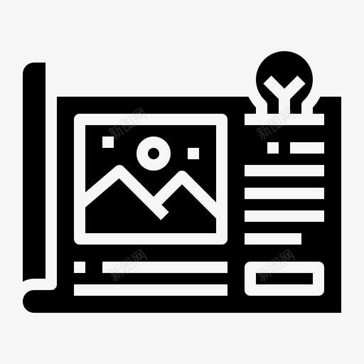 贴纸标签印刷图标svg_新图网 https://ixintu.com 印刷 平面设计服务黑色 标签 贴纸设计