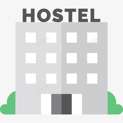 旅社假日旅游集2图标svg_新图网 https://ixintu.com 假日 旅游集2 旅社