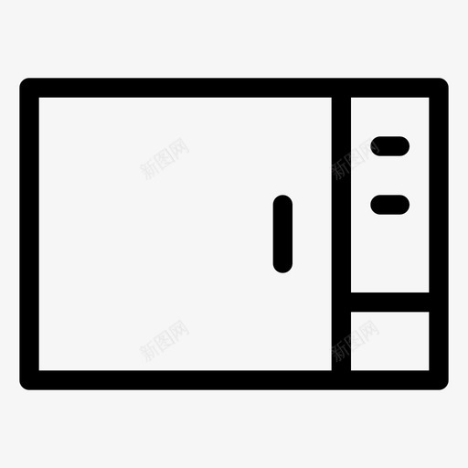 微波炉食品家具图标svg_新图网 https://ixintu.com 家具 微波炉 暖气 梨ui家具 食品