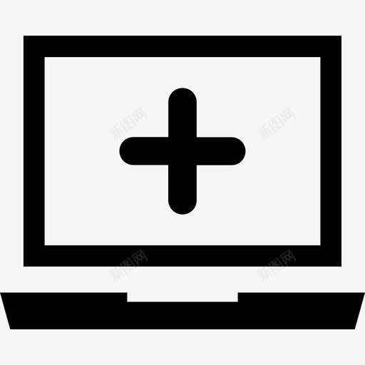 笔记本电脑保健图标收集填充svg_新图网 https://ixintu.com 保健图标收集 填充 笔记本电脑