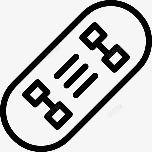 滑板运输收集2线性图标svg_新图网 https://ixintu.com 滑板 线性 运输收集2